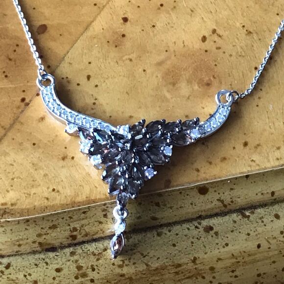 Natural Andalusite Sterling Silver Necklace - Picture 10 of 10